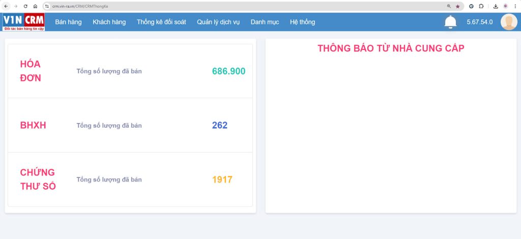 crm quản lý khách hàng chữ ký số