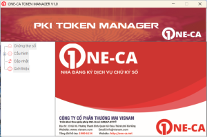 OneCA token manager V1