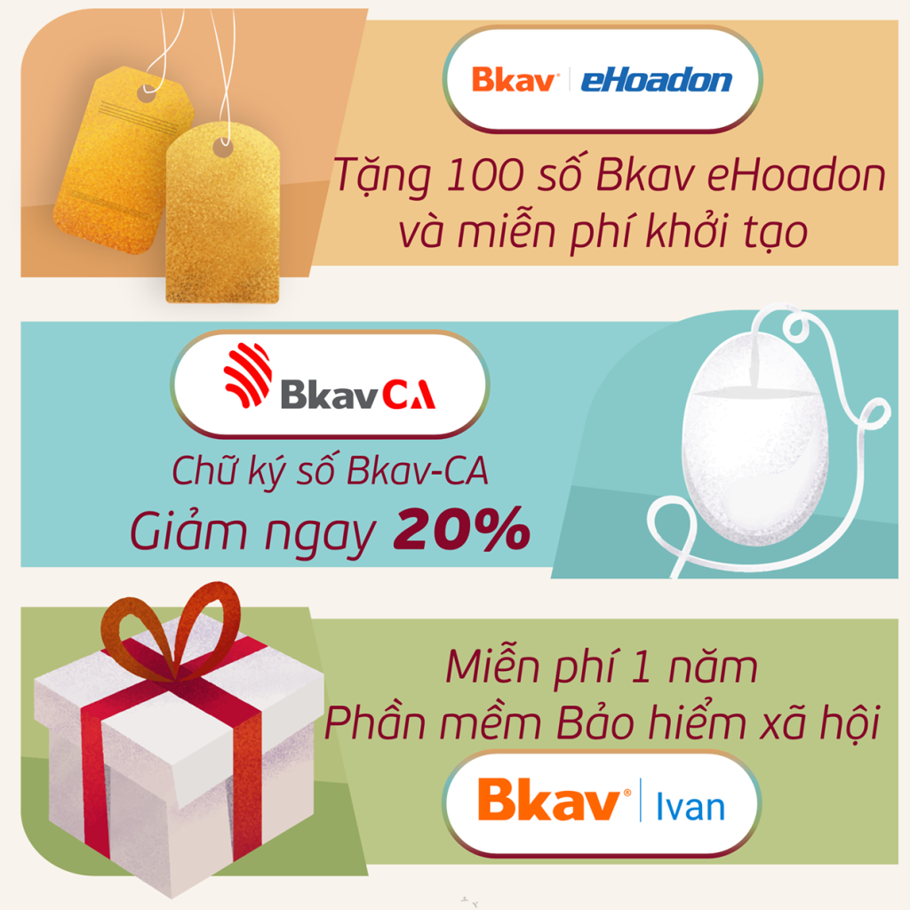 Chương trình khuyến mãi khi mua chữ ký số BKAV-CA